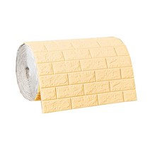 폼블럭벽지 방한폼 단열 포인트 벽돌 10 M 3D 셀프 접착 폼 데코레이션 스티커 홈 데코 거실 집 욕실, 07 7_04 70x1000cm