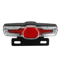 12V/36V-60V 전기 자전거 Ebike 미등 회전 신호 후면 랙 램프 테일 라이트 야간 교통 경고등, 36 60V