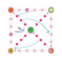 윷놀이말판 플라잉디스크말판_ 18748EA, 본상품선택