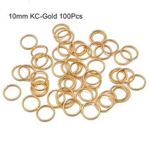 50Pcs 믹스 컬러 헤어 브레이드 Dreadlock 비즈 커프스 링 튜브 액세서리 오프닝 후프 서클 10-12mm 내부 구멍, [07] 12mm Rhodium 50Pcs