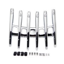 오토바이 스텔스 탑 수하물 레일 랙 크롬 할리 데이비슨 로드 글라이드 투어링 패키지 팩, 01 MT502-007A-CD-XIN