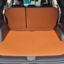 아이빌 4D 입체퀼팅 디올뉴 스포티지 NQ5 트렁크매트 + 2열등받이 풀세트, 5인승분리형, 블랙+골드, 크렐 프리미엄 사운드 무