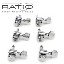 Graphtech - Electric Ratio Locking 6-Line Contemporary Mini / 그라프텍 락킹 헤드머신 Chrom (PRL-8721-C0), *, *