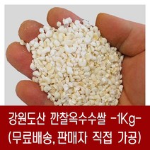 [다온농산] 무료배송-강원도 깐찰옥수수쌀 -1Kg- 찰옥수수를 도정한 후 파쇄 밥쌀용 / 판매자 직접 도정