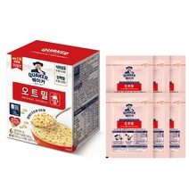 퀘이커오트밀 오리지널 30g x 6 x 5 정품 그래놀라 통곡물 뮤즐리, 30개