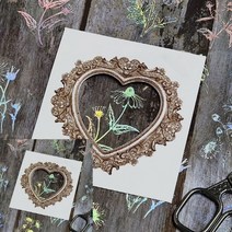 TYDL PET 반투명 홀로그램 스티커 데이지