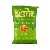 케틀 브랜드 포테이토 칩스 할라피뇨 케틀 칩스 파티 사이즈 13oz, 1팩