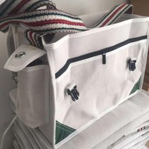 캔버스 가방 휴대용 백팩 공구가방 TOOLBOX 다용도공구함 오픈공구가방, 화이트 대형 45x18x30