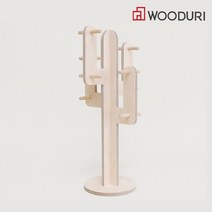 우드리 DIY 목공체험 목공수업 만들기재료 - 선인장 액세서리 걸이, 선인장액세서리걸이
