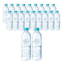 백두산물 백산수 500미리 무라벨 생수 가정용 안심생수배달, 40개, 500ml