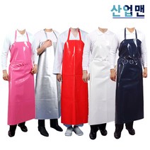 양면 방수앞치마 대 조리 제조 식당 육가공 앞치마, 흰색