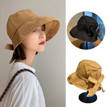 여자 모자 쇼핑 벙거지 스타일 버킷 가을 봄패션, 상세페이지 참조2, 진베이지