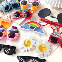 배키샵 생일 파티 용품 기념일 선글라스 안경 데코 소품, 1개, 22_빅벌룬-핑크