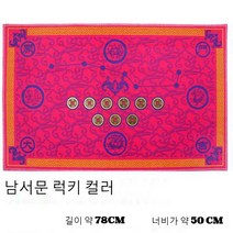 SKANDSALO 문입구 순동 풍수 매트 오복 행운을부르기 문 도어매트 욕실 현관, C05-서남 핑크 매트