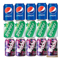 뚱캔세트_펩시콜라5개+칠성사이다5개+웰치스포도5개, 2세트