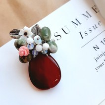 남대문쥬얼리 수공예 천연원석 공방 브로치 시리즈 4