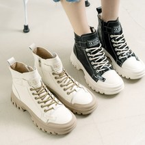 천연가죽 세련된 패턴문양 발편한 키높이 5cm 하이탑 워커 523