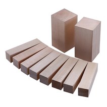 우드카빙 나무 조각 만들기 재료 10 basswood 블록 터닝 블랭크 부드러운 블록, 없음