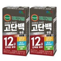 베지밀 고단백(프로틴)검은콩두유 48팩 72팩+KF마스크증정, 48개, 190ml