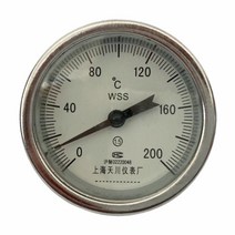 스테인레스 공업용 상해 아마가와 100풀 방사 방향 온도계, T17-300도 깊이 파고들다 50mm