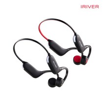 아이리버 무선 골전도 블루투스 이어폰 Eiger-X7, 블랙, 블랙