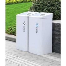 야외 쓰레기통 휴게소 공원 50L 옥외용 놀이공원 대용량, 재활용품 50L