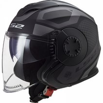 LS2 헬멧 OF570 VERSO MARKER MATT BLACK TITANIUM, L