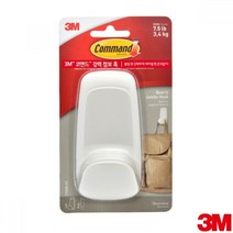 3M 접착식 강력 벽걸이 후크 벽걸이옷걸이 벽부형옷걸이 벽꽂이, 1개