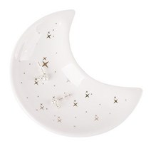 홈카페 용품 꾸미기 은 자개 쟁반 타일 옻칠 트레이 럭셔리 세라믹 플래터 보관 블루 블랙 화이트 초승달 쥬얼리 메이크업 브러쉬 보관 장식 스시 플레이트, 협력사, 와트시