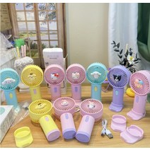 [당일출고] 산리오 선풍기 시나모롤 캐릭터 휴대용선풍기 손풍기 손선풍기 굿즈 탁상용 겸용, I 마이멜로디