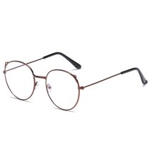 안경테 여자 남자 뿔테 투명 명품 티타늄 안경 여성용 금속 원형 돋보기 남성용 렌즈