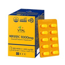 종근당 바이탈프로그램 비타민C 1000mg 고함량 고용량 비타민씨, 100정, 1개