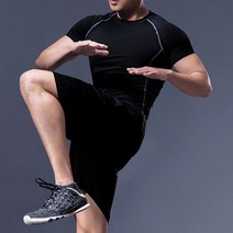 웨이트옷 헬스장웨어 운동복세트 츄리닝 반팔운동복 번호 40840EA