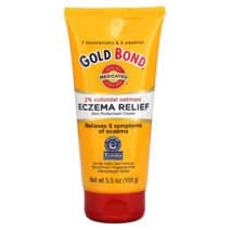 Gold Bond Medicated 습진 완화 피부 보호 크림 콜로이드 오트밀 2% 155g(5.5oz), 1개