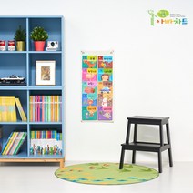 아빠차트 NA11 똑쟁 핑크퐁 도치맘 사이트워드 낱말카드 CD 수납, 그레이