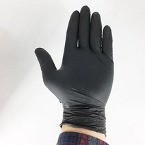 니트로장갑 검정고무장갑 보호 니트릴장갑 M F100p