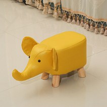 귀여운 동물의자 유니콘 의자 미니소파 작은 체어, 옐로우 코끼리