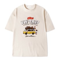 트립 오버핏 반팔티 (MDBT380SM)