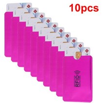 남성 안티 Rfid 지갑 차단 리더 잠금 은행 카드 홀더 Id 케이스 보호 금속 신용 NFC 알루미늄 6*9cm
