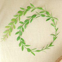 인테리어 소품 페이지 [소품가] 그린 월계수잎 바인 백일상 돌상 파티용품 촬영소품 케잌장식