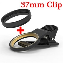KnightX-클립 프리즘 37mm 52mm 55mm 58mm 전문 카메라 매크로 렌즈 CPL 스타 가변 ND 필터 모든 스마트폰 휴대폰, 37mm Clip_52mm, 01 37mm Clip_04 52mm