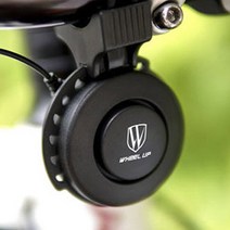 WHEELUP 자전거 USB 충전식 120db 데시벨 전자벨 안전벨 경적 크락션 방수 핸들바 타입 악세사리 용품, 블랙, 1개