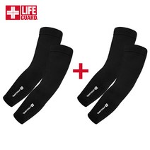 라이프가드 심리스 아이스 쿨 패션 팔토시 2P SET_블랙, free, 화이트