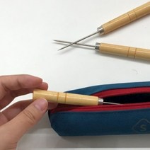 공예용 얇은송곳 나무손잡이 가는송곳