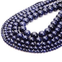 연화 청사금석 원석재료 1줄 3456810mm 6종 DIY, 10mm