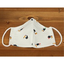 화이트 아동용 패브릭마스크 국내제작 어린이방한 아기선물