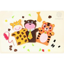 (MH) 민화 펠트손인형 만들기, 곰