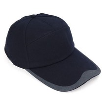 Safurance 코튼 범프 캡 안전 헬멧 하드 모자 헤드 보호 정비 기술 야구 스타일 외부 도어 노동자용, Navy