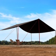 로티캠프 300D 블랙코팅 렉타 타프 550x440