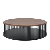 빈티지 원목 느릅나무 원형 통나무 거실 티 테이블 의자, 80x80x40cm